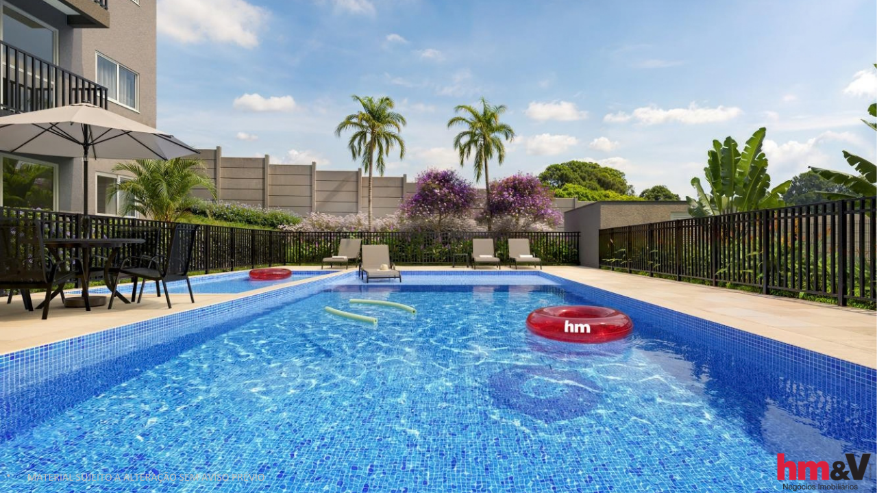 Piscina do MAXI OURO VERDE, apartamento com lazer completo em Campinas